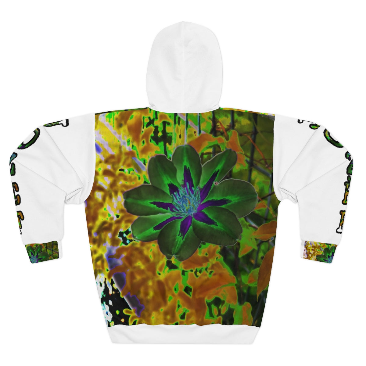 Graphic Hoodie - Floral 2 Inverse